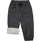 Dreammonkey Kids Snow Pants - Waterproof, Fleece Lined, Windproof & Thermal Insulated Ski/Snow Play Pants for 2T-14Y