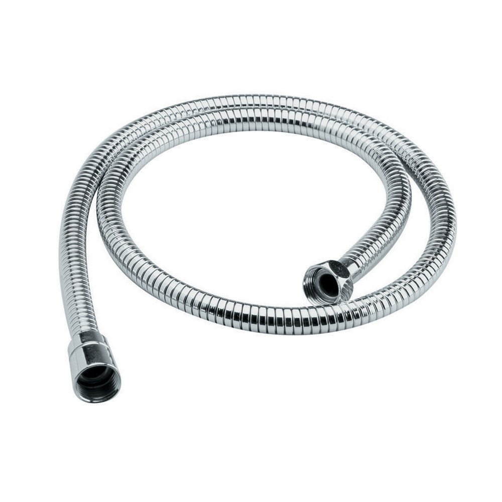 Nuie A391 ǀ Modern Bathroom Shower Accessories Flex Hose, 1500mm, Chrome, Silver