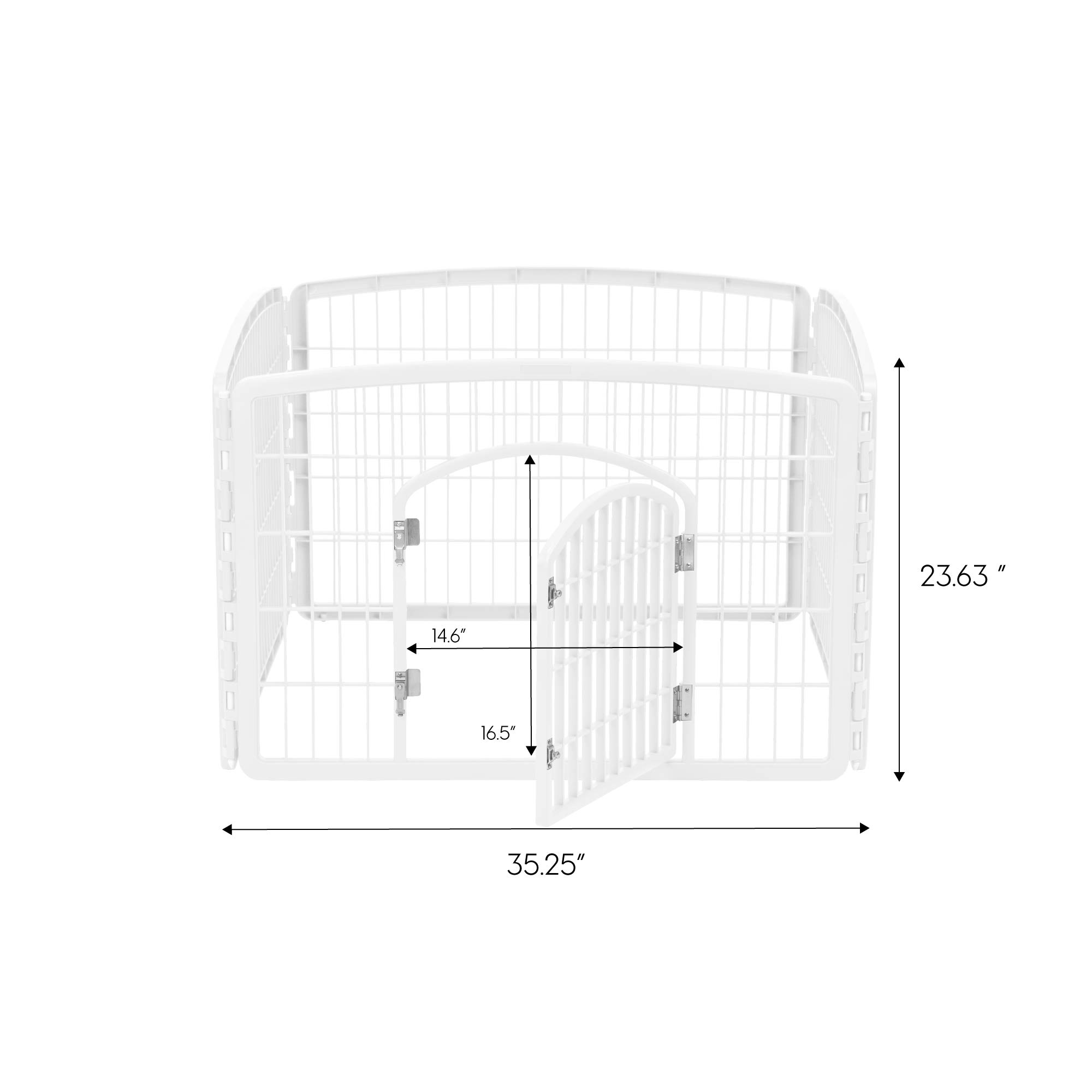 IRIS 24'' Exercise 4Panel Pet Playpen with Door Buy Online in UAE