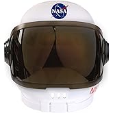 Fun Costumes Gold Astronaut Helmet Costume Accessory - NASA Space Explorer Costume for Adults & Teens - Plastic Space Helmet