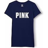 Victoria's Secret Pink Women's Oversized Campus Cotton T-Shirt (XS - XL)
