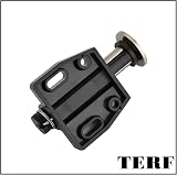 TERF Push to Open Door Catch Black Magnetic Pressure Release Latch 2 Pack view 4