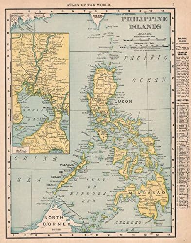 Amazon Com Philippine Islands Manila Philippines Rand Mcnally 1912 Old Map Antique Map Vintage Map Printed Maps Of Philippines Posters Prints