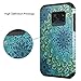 Galaxy S7 Case, SmartLegend 2 in 1 Hybrid Dual Layer Heavy Duty Protection Impact Resist Armor Protective Case with Shockproof Rubber Bumper for Samsung Galaxy S7 - Lotus Flower