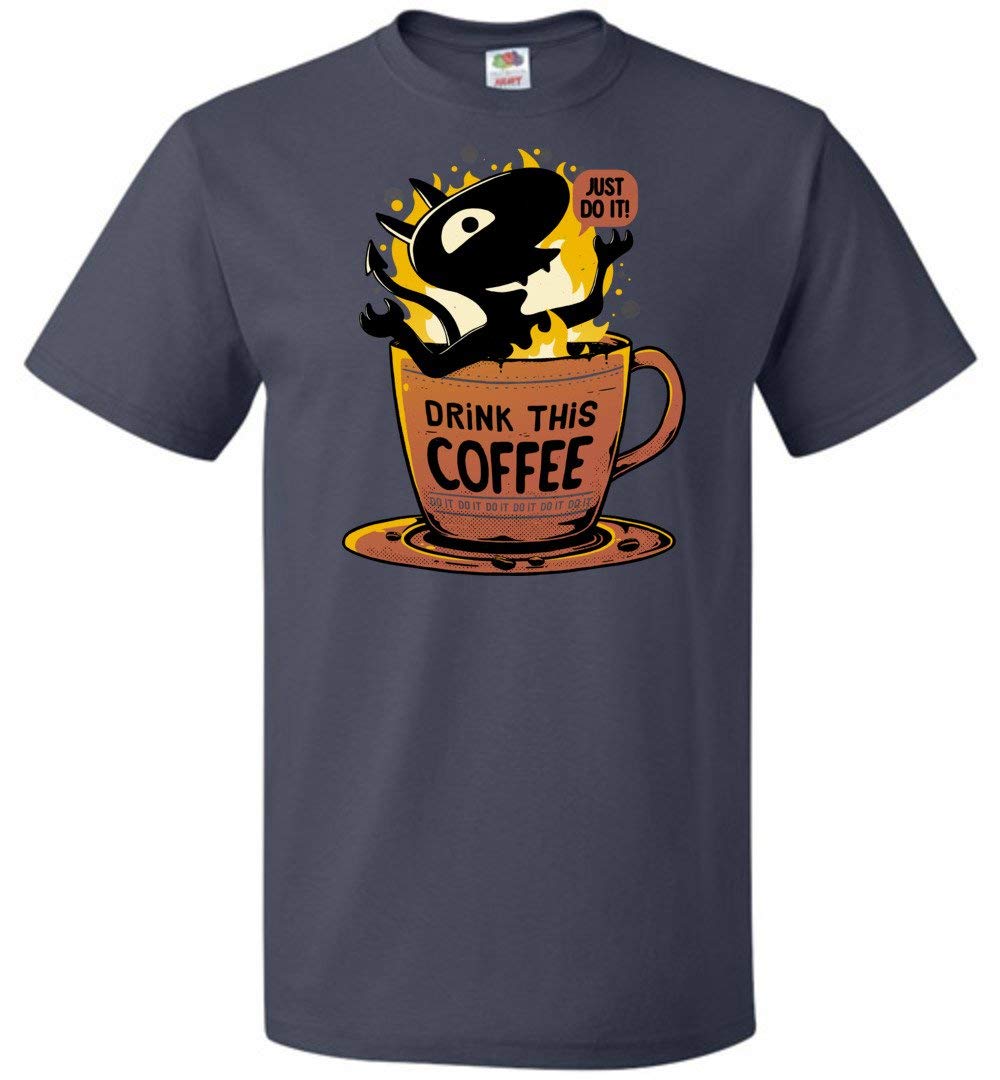 Luci Coffee Unisex T Shirt Adult Pop Culture Graphic Tee Nerdy Geeky Apparel