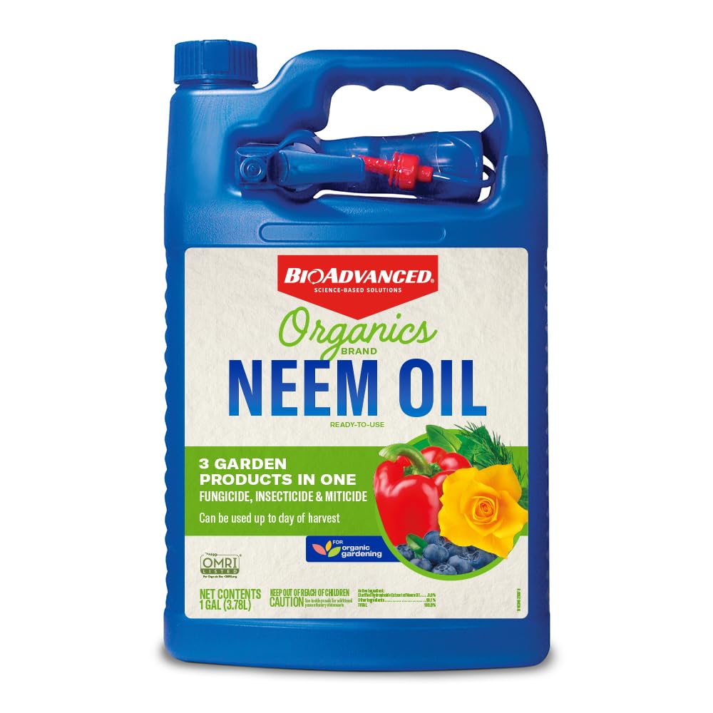 Photo 1 of BioAdvanced Organics Brands Neem Oil, Ready-to-Use, 1 Gal