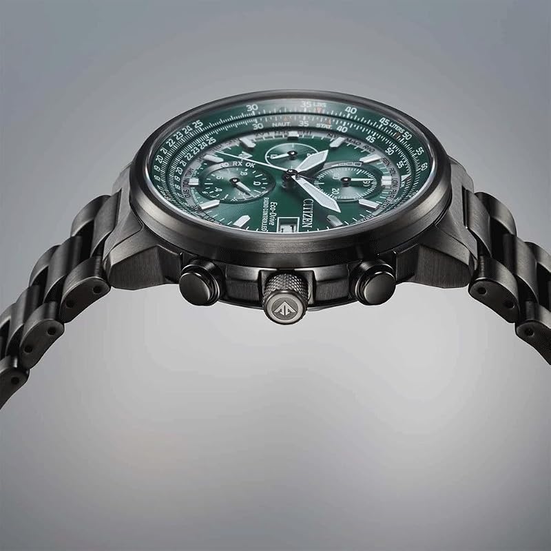 Promaster Sky Herrenuhr Edelstahl, Grün, 41 mm, AT8304-57W