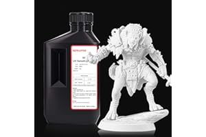 RepRapper White 3D Printer Resin, 405nm Fast UV-Curing 1kg Standard Resin, 3D Printing Resin Photopolymer Resin for LCD Printer, White 1000g