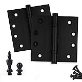 EMBASSY Door Hinge Solid Brass - 4 x 4 Inch, Heavy