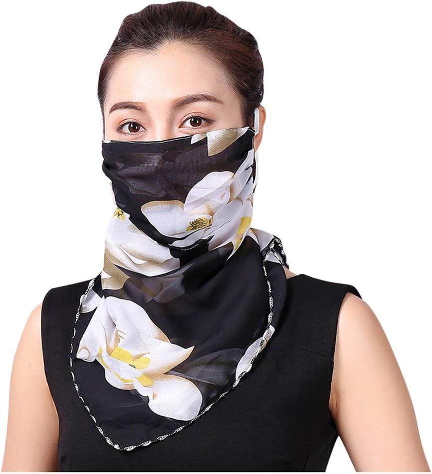 Hurrybuy Face Coverings for Women Bandanas Casual Headwear Seamless Neck Gaiter, Headwrap, Balaclava,Headband