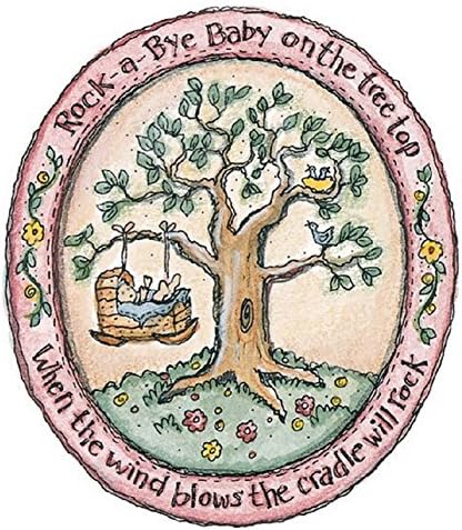 Stampington And Co Rock a Bye Baby Karen Foster Wood Mount Rubber Stamp