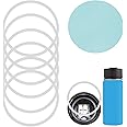 Greant 6 PCS O Ring for HydroFlask Wide Mouth Lid, 2'' to 2.3'' Rubber Seal for Hydro Flask Lid, fit Hydroflask Gasket Replacement, 3 Sizes for Different Lids