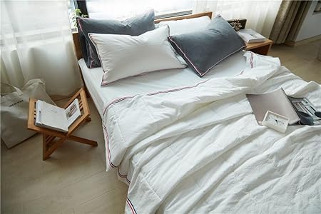 Vclife Cotton Bed Throw Blanket Quilt Bedroom Children