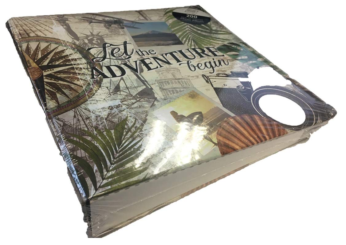 Tallon Let The Adventure Begin 6x4 Photo Album Memo Slip in Holds 200 Photos