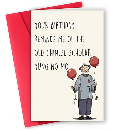 Amazon.com: XXDJLP Funny Birthday Card for Men Women, Happy