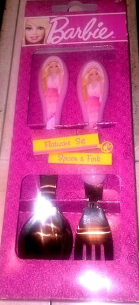 barbie cutlery