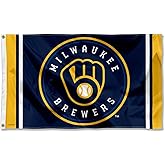 Milwaukee Brewers Circle 3x5 Foot Grommet Banner Flag
