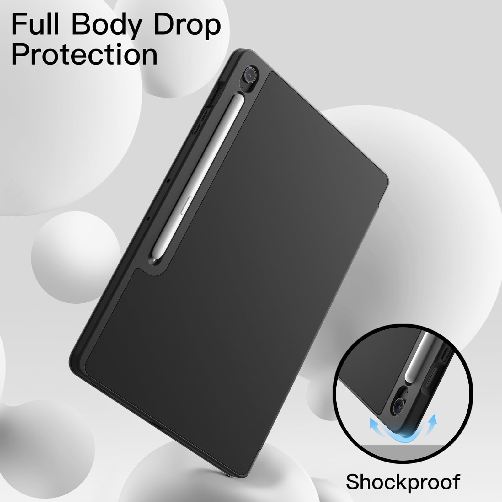 Case for Samsung Galaxy Tab S10 FE Plus/S10 FE+ 13.1-Inch with S