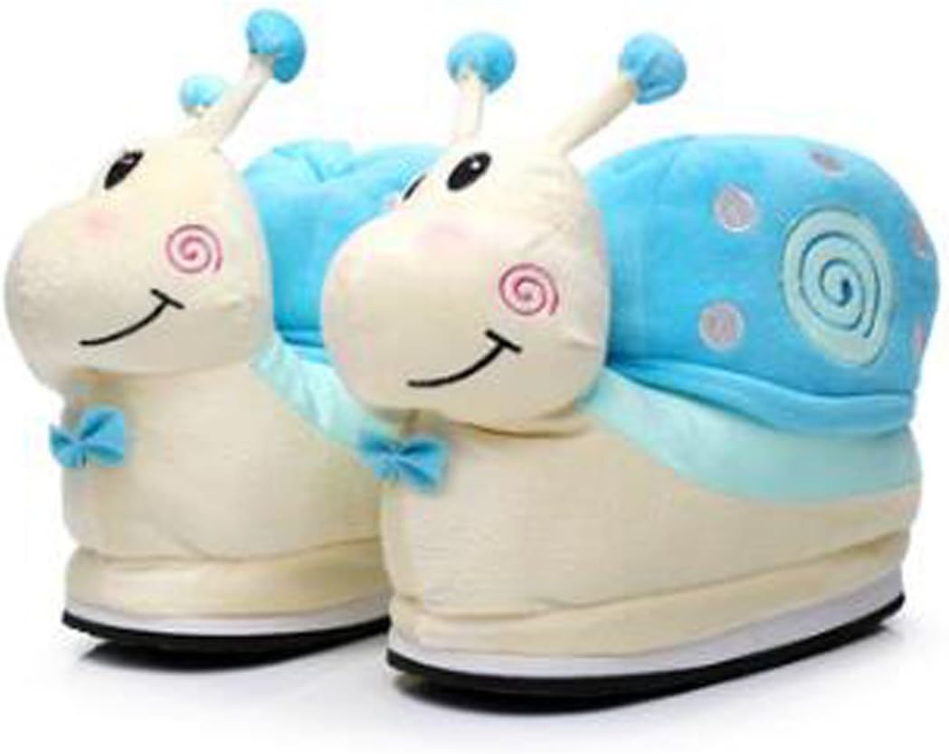 Fat rabbit Cute Snail Slippers, Winter Home Warm Slippery Cotton Slippers