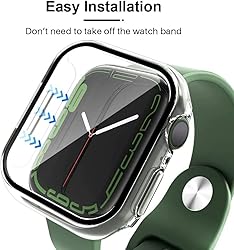 TAURI 2 Pack Hard Case Designed for Apple Watch