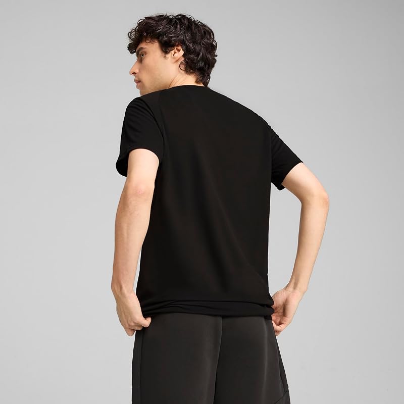 Unisex EVOSTRIPE Tee T-Shirts, PUMA Black, M — Foto 5 von 6