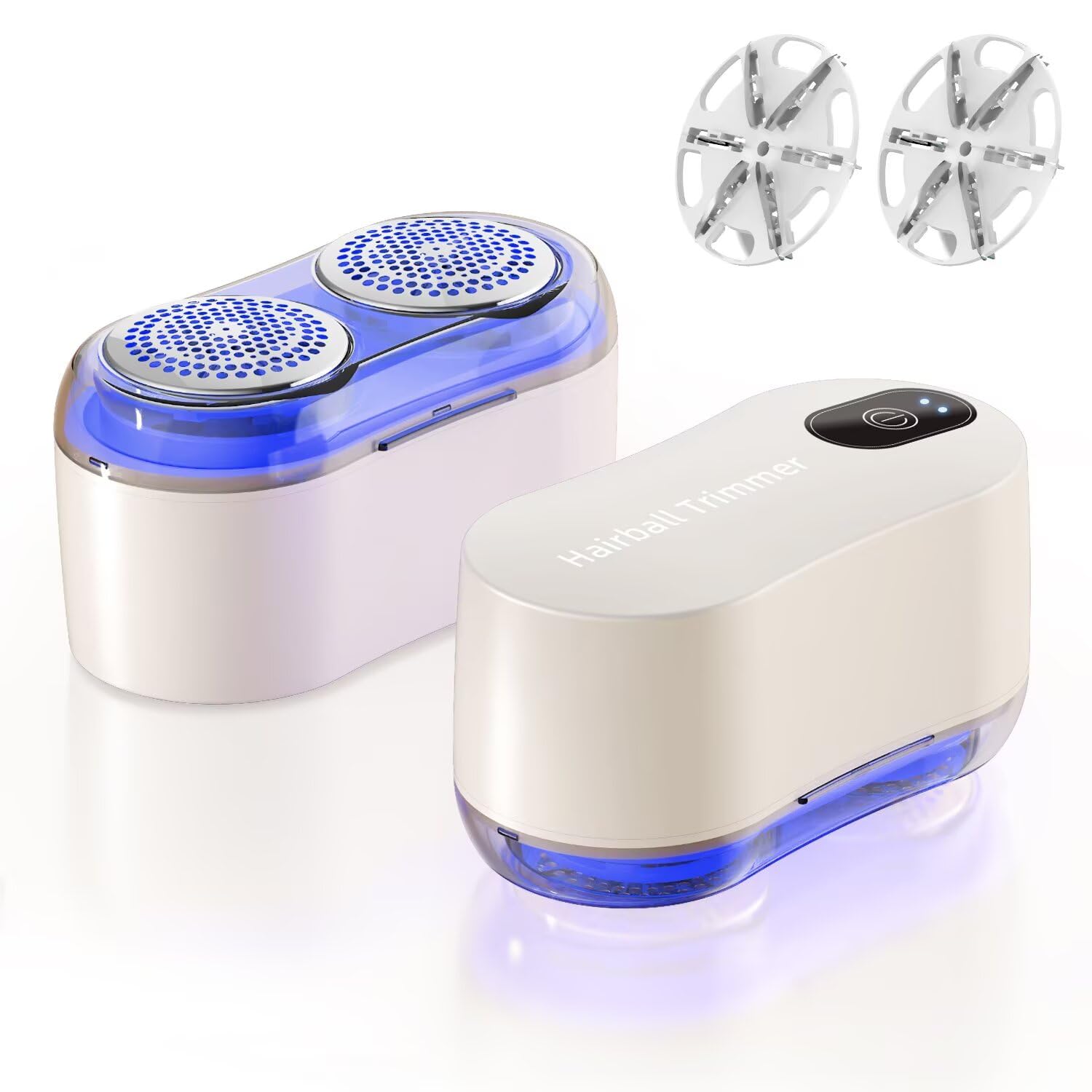 Photo 1 of **MISSING POWER CORD** Professional Fabric Shaver, Electric lint Remover Suitable for Sweaters, Coats, Sofas, etc. Type-C Rechargeable, Equipped with 6 Stainless Steel Blades, Safe and Harmless for fine Fabrics.