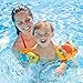 JEWELS FASHION 1 Pair Sea Buddy Arm Swim Bands - Perfect Learning Tool for Swimming - Design with Cute Super