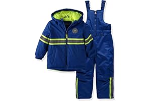 Bass Creek Outfitters Boys and Girls 2T-16 High Visibility 2-Piece Snowsuit Jacket and Snow Bib