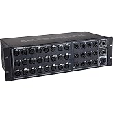 Allen &amp; Heath AR2412 24x12 Main Remote Stage Rack for GLD &amp; Qu Mixers, Black