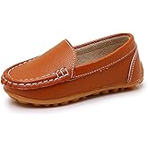 Gansenzon Boys Girls Loafers Dress Shoes Oxford Moccasins Flats Boat Slip-On School Daily Walking Shoes(Toddler/Little Kids/Big Kids)