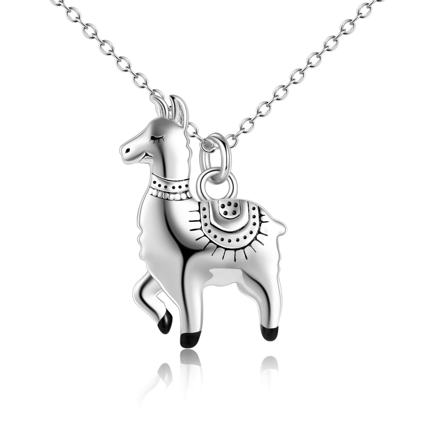 YAFEINI Alpaca Llama Gifts Sterling Silver Llama Necklace Cute Alpaca Jewelry for Women Men — image 1