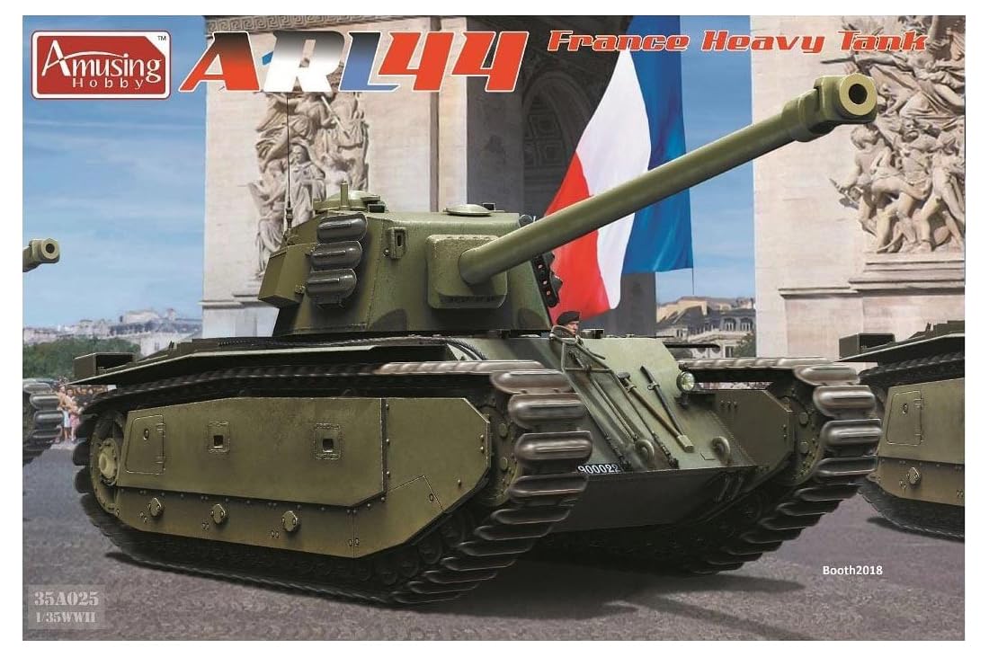 アミュージングホビー Amusing Hobby AH35A025 1/35 ARL44 French Heavy Tank