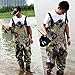 Sougayilang Boot-Foot Chest Waders Waterproof Fishing Hunting Boot Waders