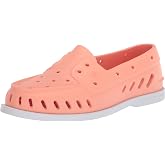 Sperry Women's Authentic Original 2-Eye Boat Shoe, Grey PERF, 5 Medium