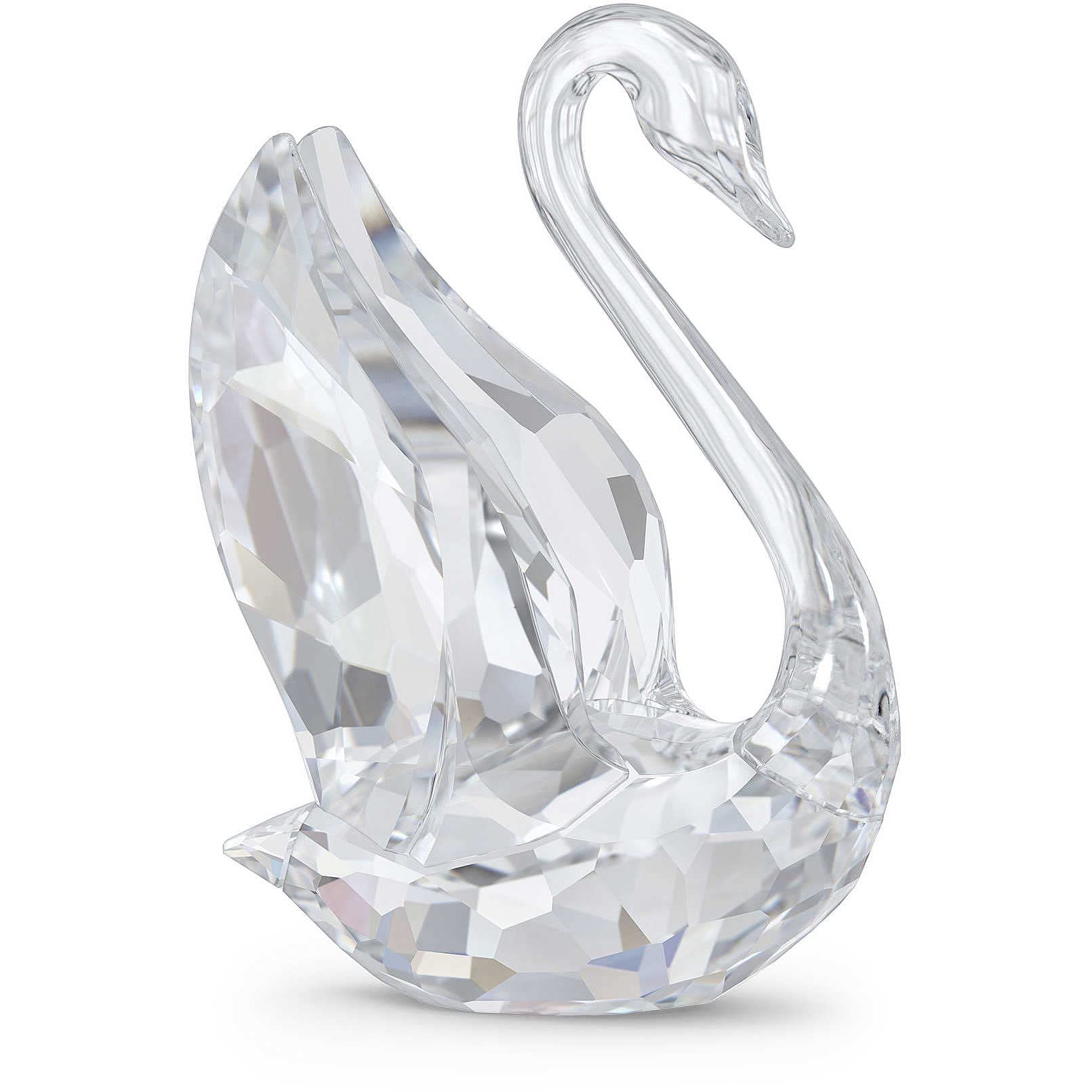 Swarovski Signum Swan Ornament, Clear Crystal Swan Figurine, from the Iconic Swan Collection — image 1