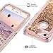 Coolden Case for iPhone 8 Case Protective Glitter Case for Women Girls Cute Bling Sparkle 3D Quicksand Heavy Duty Hard Shell Shockproof TPU Case for 4.7 Inches iPhone 6 6s 7 8 SE 2020, Light Coffee