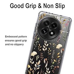 Unov Case Compatible with OnePlus 13R 5G Clear with