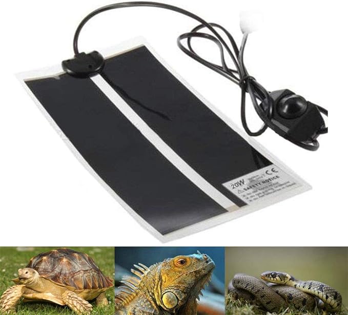 YSYDE Heat Mats 20W Adjustable Reptile Heat Pad with Temperature Control for