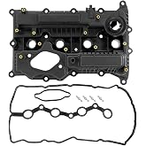 Engine Valve Cover with Gasket Replaces 22400-2GGB0 224002GGB0 | Compatible with Hyundai Sonata Santa Fe Santa Fe Sport Compatible with Kia Optima Sorento 2.0L 2.4L 2015-2020
