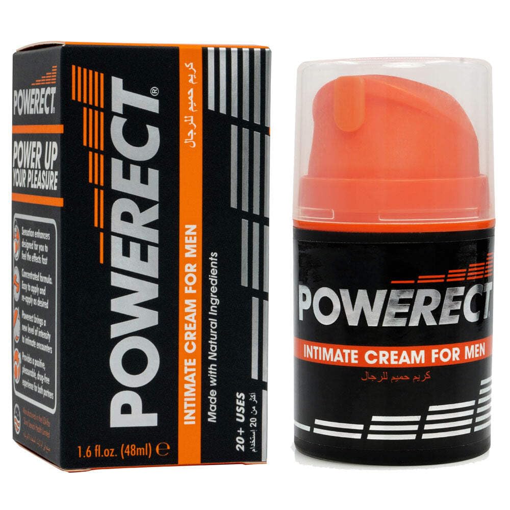 Skins Sexual Health Powerect Male Enhancement Topical Cream 100% Natural 48ml Pump