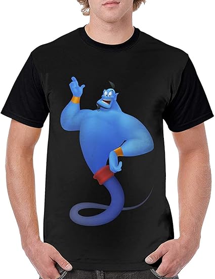 Amazon Co Jp アラジン ジーニー 春 夏メンズ 半袖 Tシャツ 面白い図案 デザイン カジュアル丸首 Tシャツ 吸水速乾 レジャー ファッション 夏のプレゼント 男女兼用 ポリエステル100 ファッション