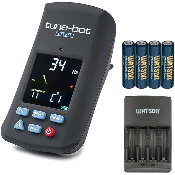 tune bot studioケース付き Amazon.com: Tune-Bot Studio TBS-001 Digital Drum Tuner