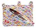 ZIPIT Colorz Pencil Case for Girls | 3-Ring Binder Pencil Pouch | Large Capacity Pencil Pouch for School (Stripes)