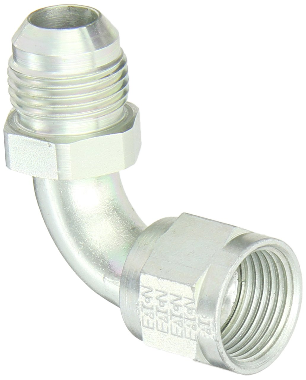 Eaton Aeroquip 50045410S 90 Degree Heavy Swivel Nut Elbow, JIC 37