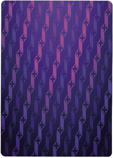 Amazon 壁紙 絵画風ポスター はがせるシール式 インディゴ モダンで未来的なミニマリストのような階段 上に十字架 紫 マゼンタブルー40x60cm 壁紙ポスター ステッカー 壁紙風景画 壁飾り ウォールステッカー オンライン通販