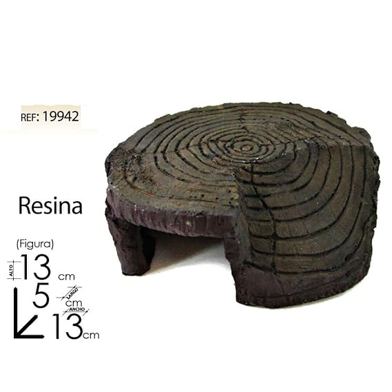 faunagarden Figur Aquarium Stamm mit Höhle und Rampe