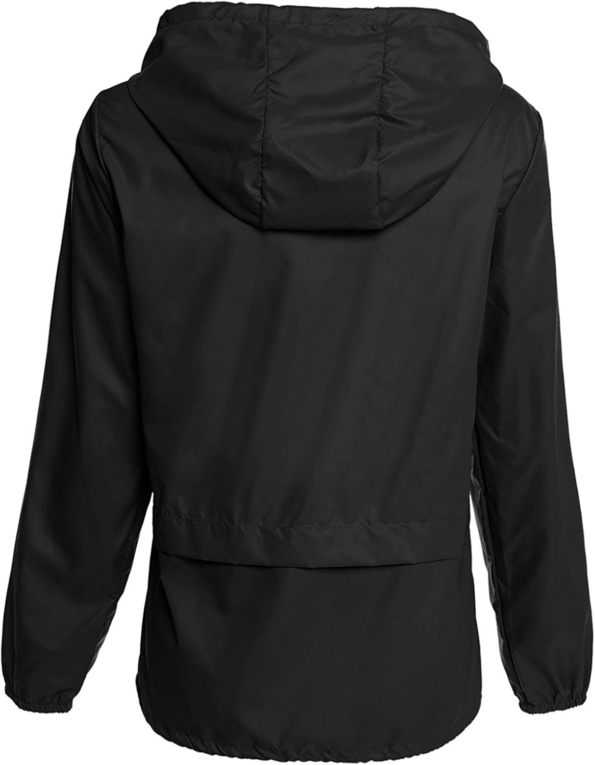 Avoogue Raincoat Women Lightweight Waterproof Rain Jackets Packable Outdoor Hooded Windbreaker: Clothing