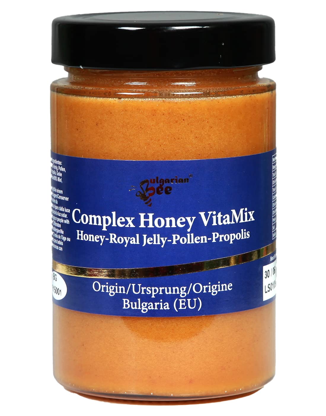 450 g Raw Honey Super Mix with Propolis, Pollen, Royal Jelly, bee wax