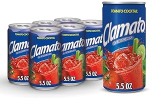 PACK OF 12 - Clamato Tomato Cocktail, Original, 5.5 Fl Oz, 6 Count