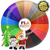 TIPEYE 3D Pen Filament Refills PLA 16 Colors 20 Feet 1.75mm with 200 Stencils eBook Total 320 Feet 3D Art Pen Filament, Canbor, MYNT3D, DigiHero, Soyan, Dikale, Vcall,Zerofire 3D Printing Pen